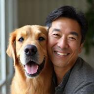 Alan with Winston